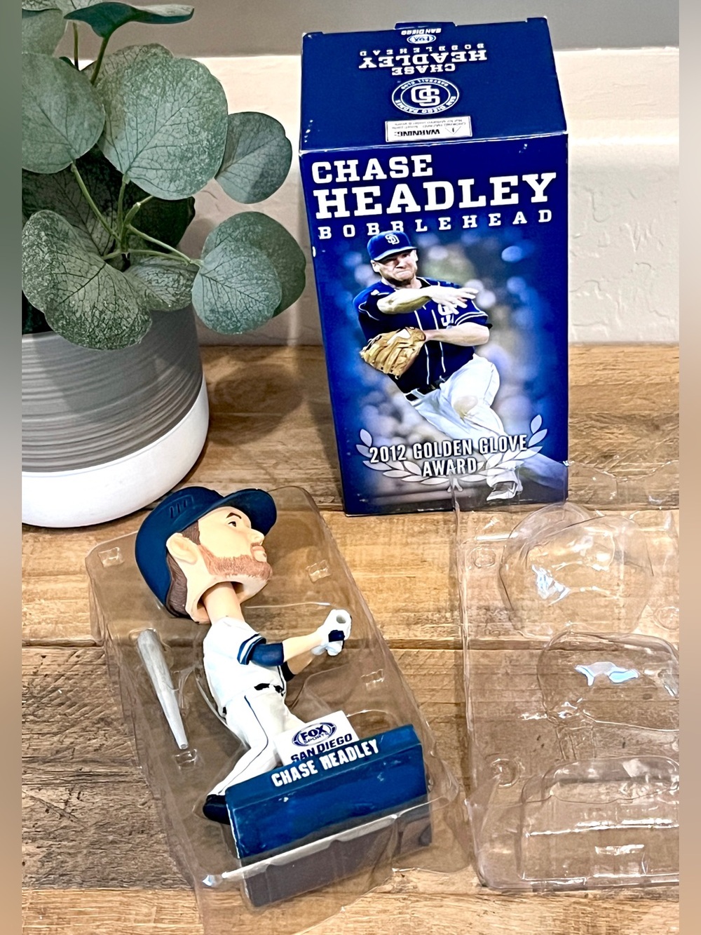Chase Headley San Diego Padres Fox Sports 2012 Award Bobblehead